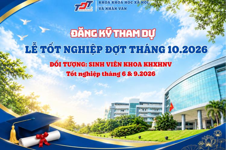 THÔNG BÁO ĐĂNG KÝ THAM DỰ LỄ TỐT NGHIỆP - Đợt Tháng 10.2026