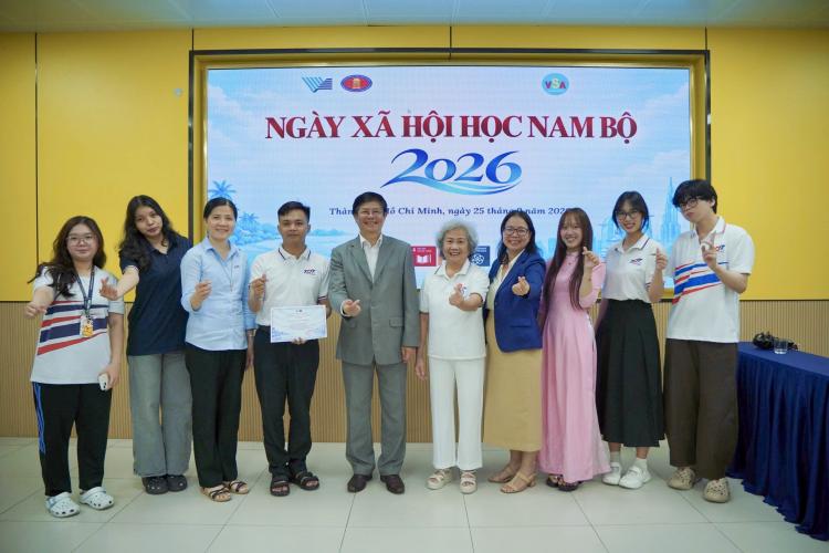 Khoa Khoa học Xã hội và Nhân văn tham dự Ngày Xã hội học Nam Bộ năm 2026